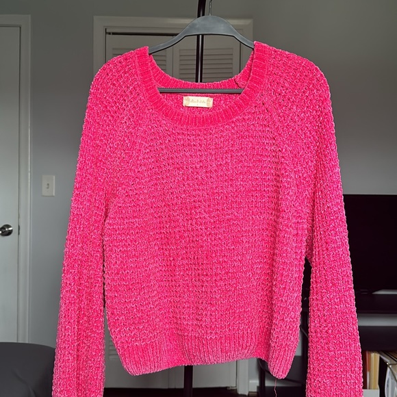 Pink Cozy Altar’d State Sweater - Picture 1 of 8